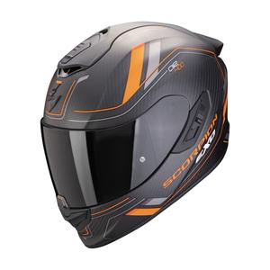 Integral Motorradhelm Scorpion EXO-1400 EVO II CARBON AIR MIRAGE matt schwarz-orange