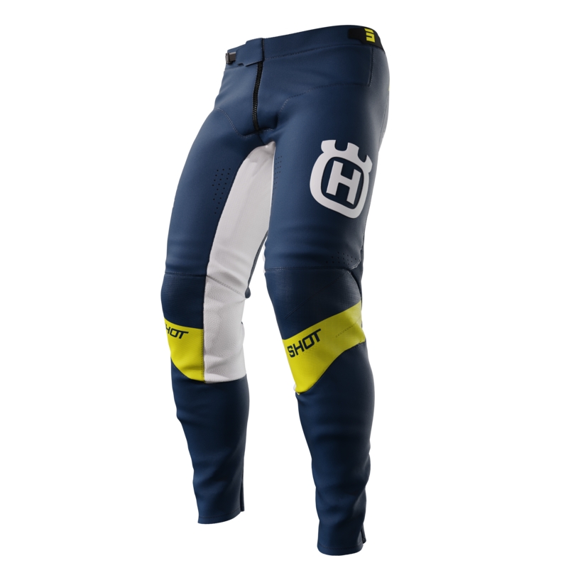 Shot Aerolite Husqvarna LE Motocross-Hose blau im Angebot Ausverkauf
