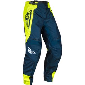 Motocross-Hose FLY Racing F-16 2024 blau-fluo gelb-weiß