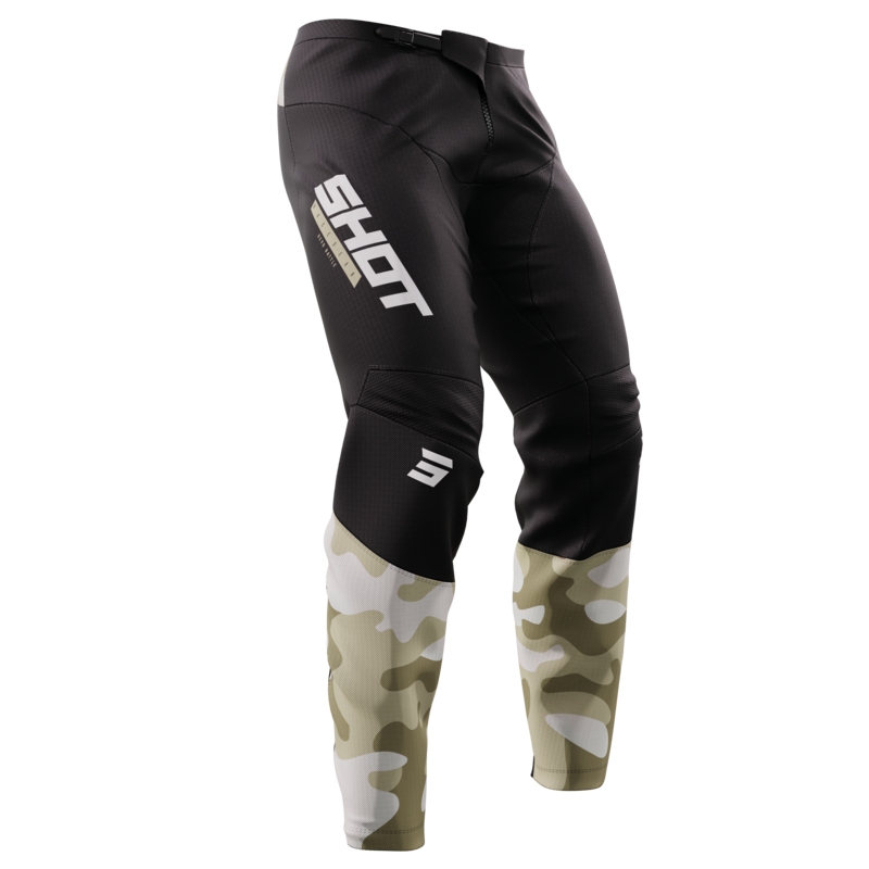 Shot Devo Battle Motocross Hose Schwarz und Sand Ausverkauf