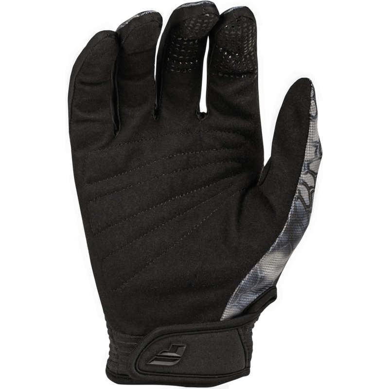Motocross-Handschuhe FLY Racing F-16 Kryptek 2024 grau-schwarz