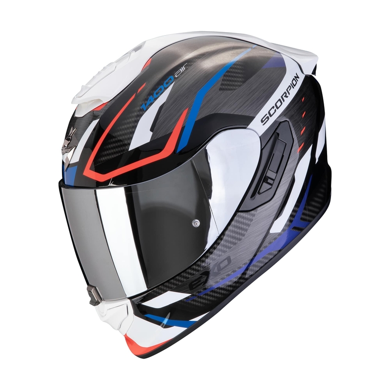 Integral Motorradhelm Scorpion EXO-1400 EVO II AIR ACCORD schwarz-blau-weiß