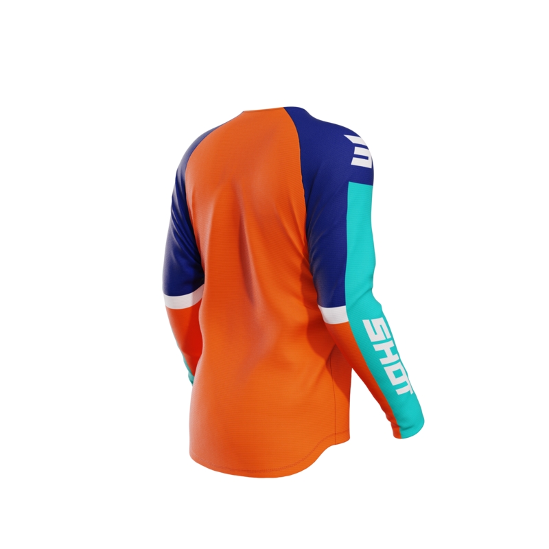 Kinder Motocross Trikot Shot Iron orange Ausverkauf