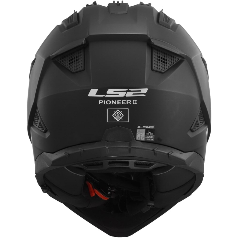 Enduro-Motorradhelm LS2 MX702 PIONEER II mattschwarz