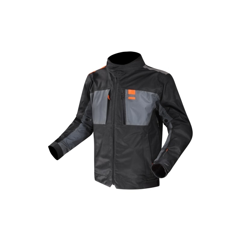 Motorradjacke LS2 TITANIUM blau-orange