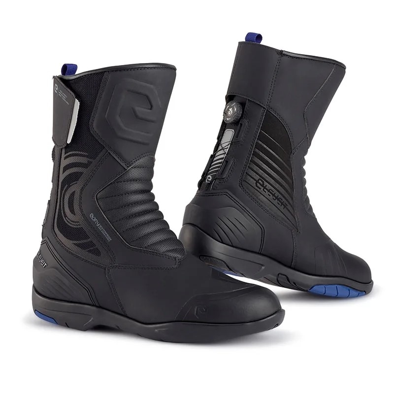 Eleveit ANTELAO WP Motorradstiefel schwarz