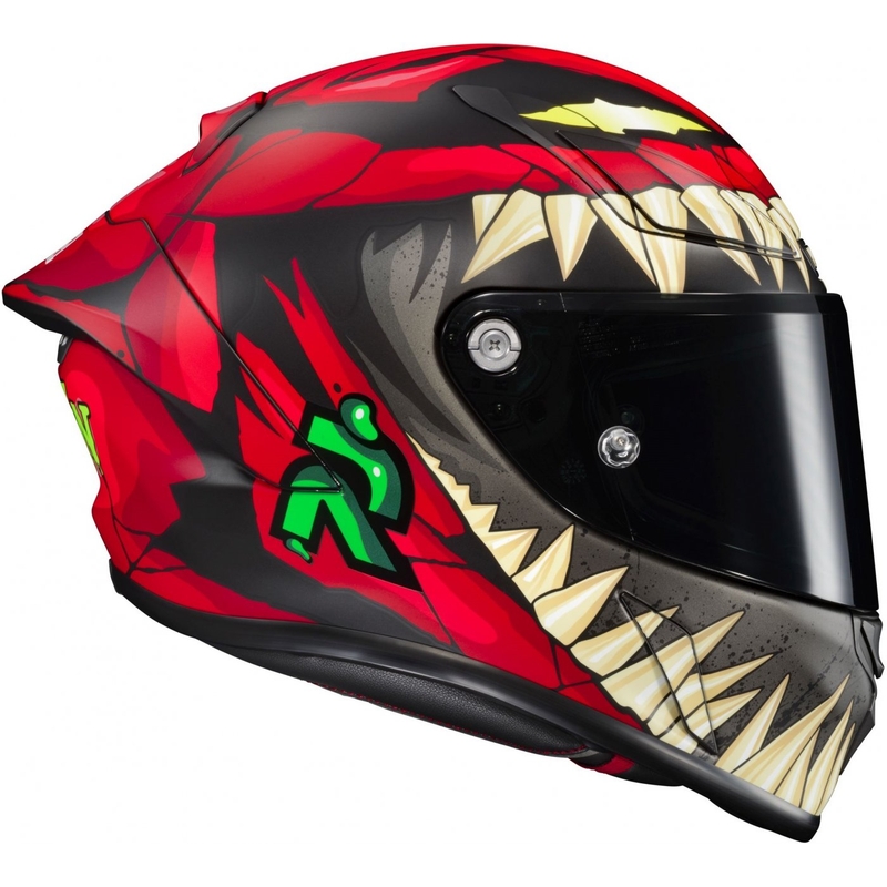 Integral Motorradhelm HJC RPHA 1 Toxin Marvel MC1SF rot-grau-grün Ausverkauf