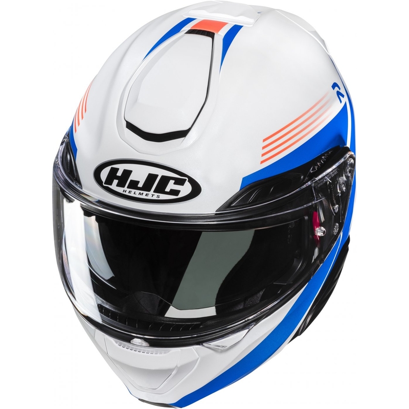 HJC RPHA 91 Abbes MC27 Klapphelm Motorrad Weiß-Blau Sale Ausverkauf