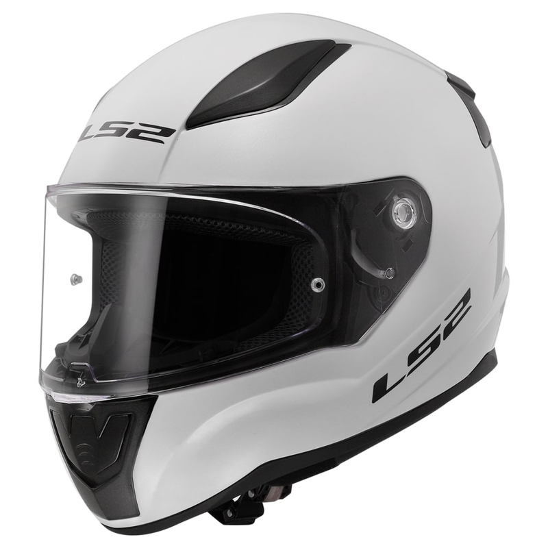 Integral-Motorradhelm LS2 FF353 RAPID II SOLID weiß