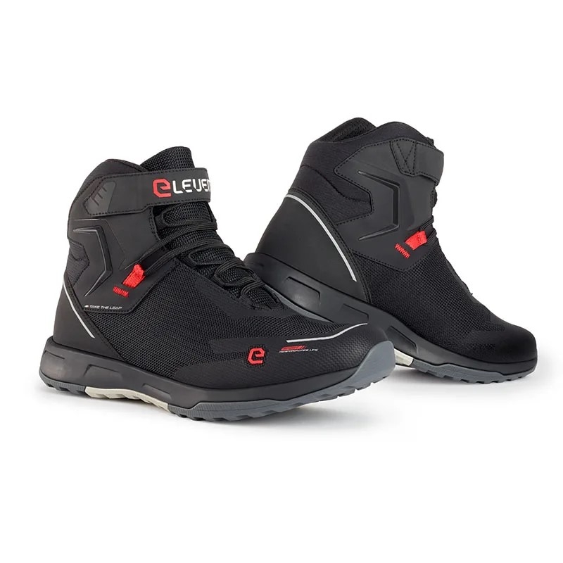 Eleveit NIRVANA AIRTECH Motorradstiefel schwarz