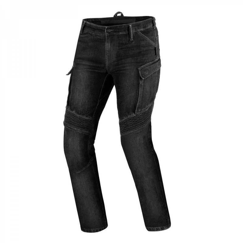 Motorradjeans Shima GIRO 2.0 URBAN gewaschen schwarz Ausverkauf