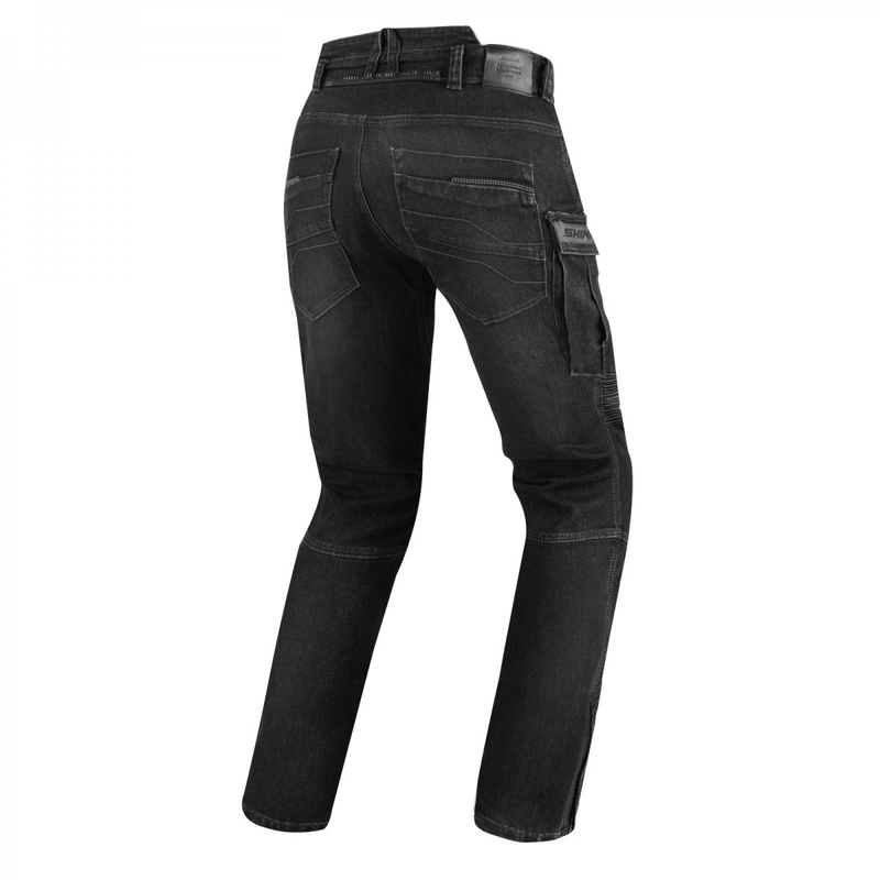 Motorradjeans Shima GIRO 2.0 URBAN gewaschen schwarz Ausverkauf