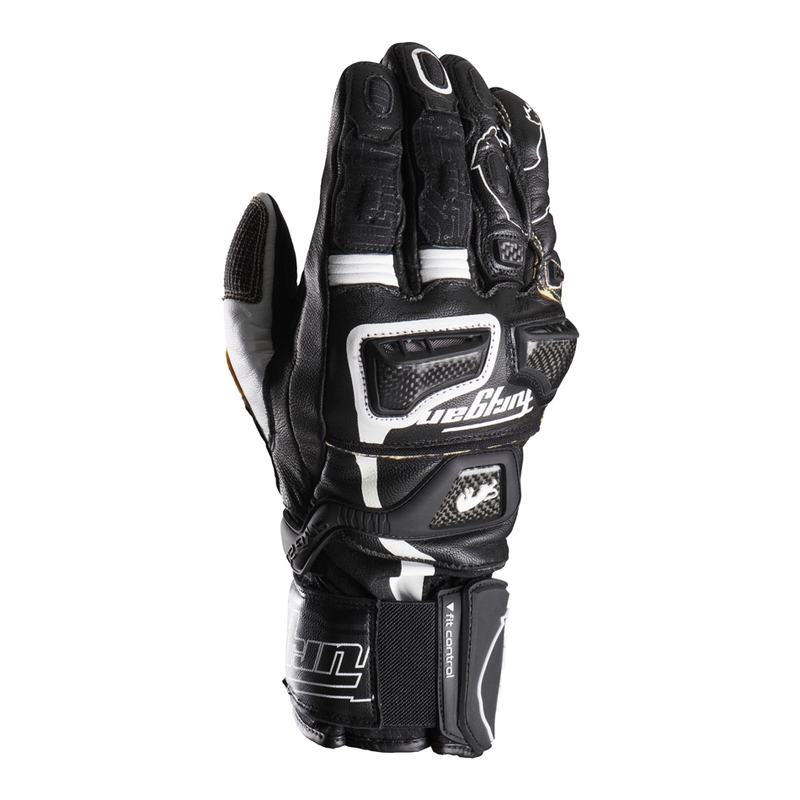 Furygan Styg 20 x Kevlar Motorradhandschuhe schwarz-weiß