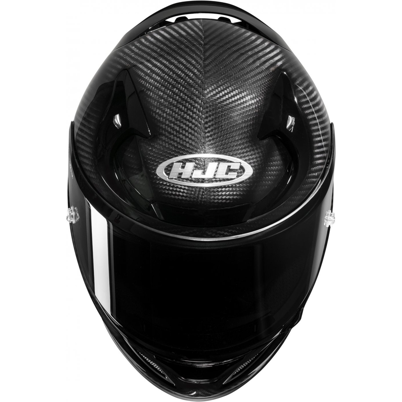 Integrierter Motorradhelm HJC RPHA 12 CARBON schwarz