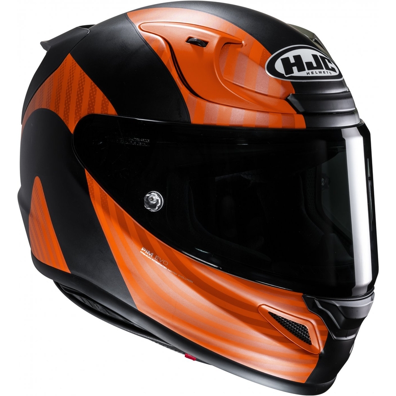 HJC RPHA 12 Ottin MC47SF schwarz-orange-grüner Integral-Motorradhelm