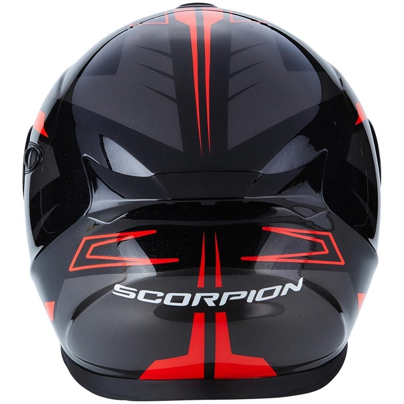Motorradhelm Scorpion EXO-920 Shuttle schwarz-silber-rot Ausverkauf