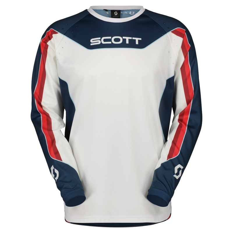 Motocross Trikot Scott EVO DIRT rot und weiß
