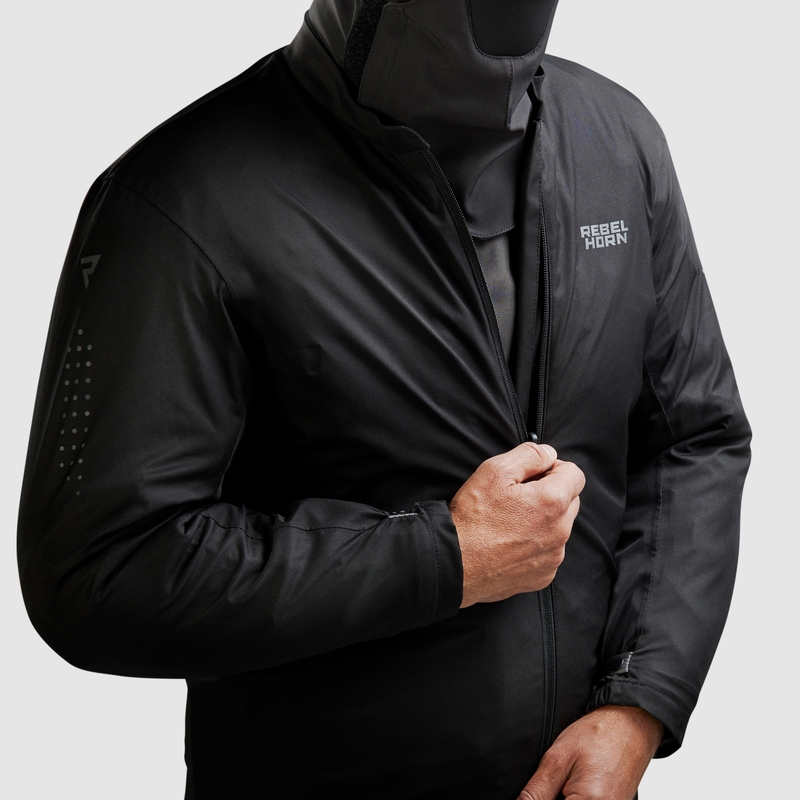 Motorradjacke Rebelhorn Cubby V blau-grau-rot