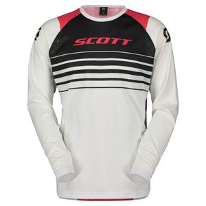 Motocross Trikot Scott EVO SWAP weiß und rosa