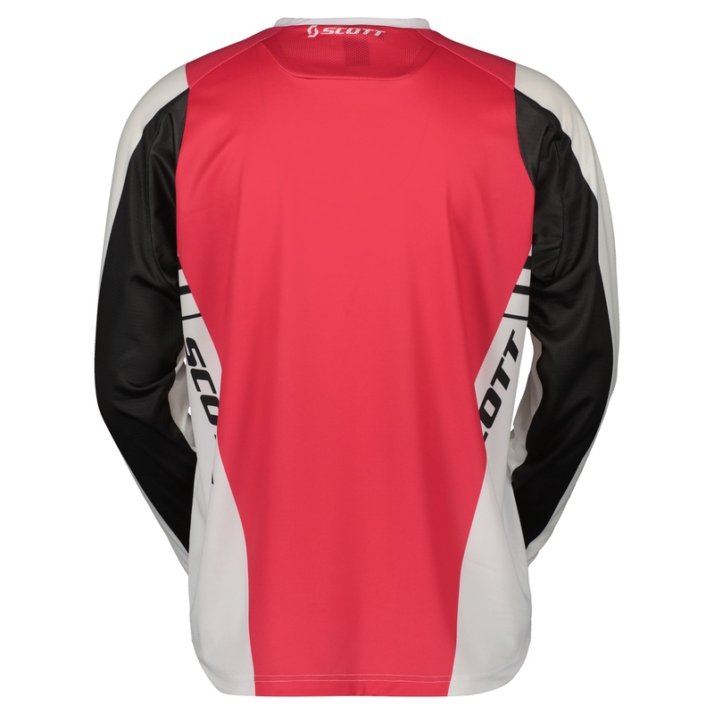 Motocross Trikot Scott EVO SWAP weiß und rosa