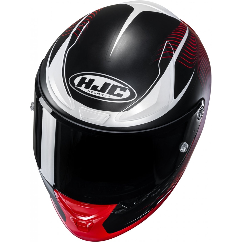 Integral Motorradhelm HJC RPHA 1 Lovis MC1SF rot-schwarz-weiß