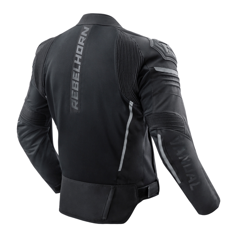 Rebelhorn Vandal Mesh Schwarz Motorradjacke