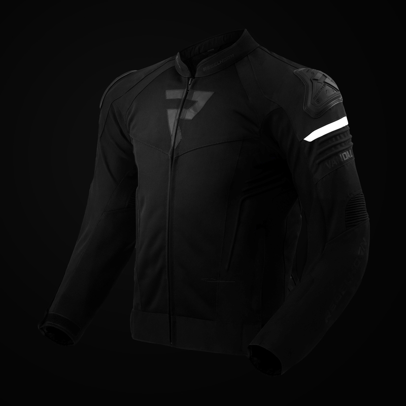 Rebelhorn Vandal Mesh Schwarz Motorradjacke