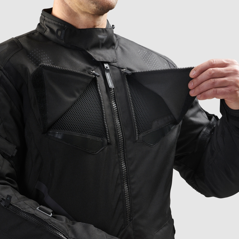 Rebelhorn Hiker IV Motorradjacke schwarz