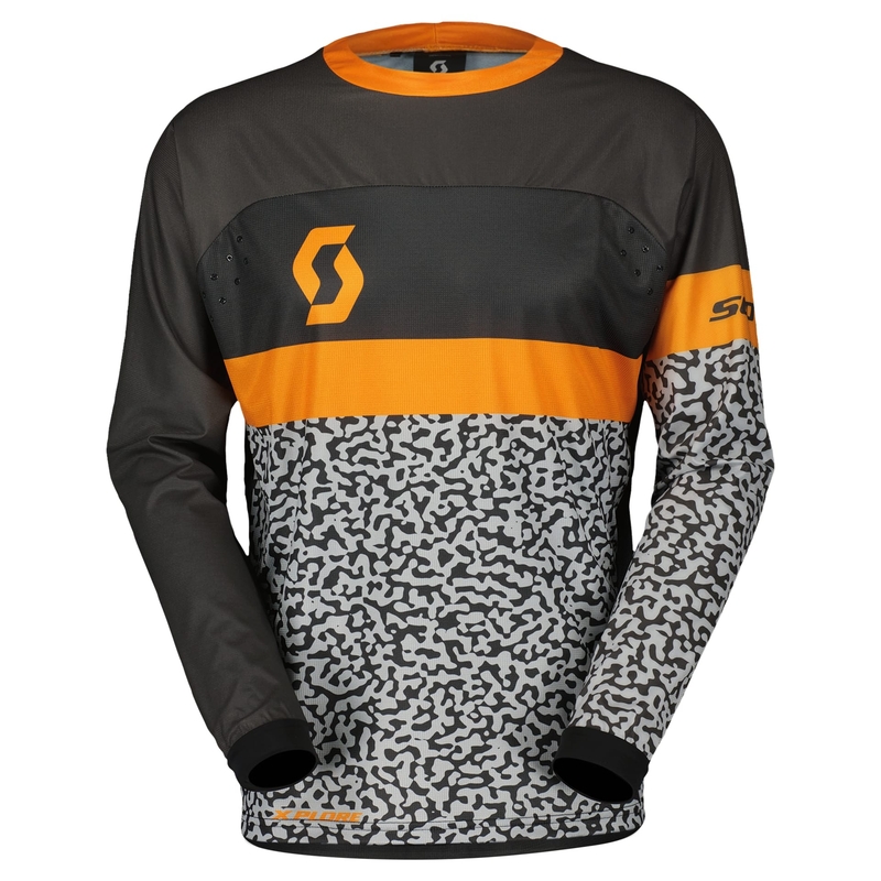 Motocross-Trikot Scott X-PLORE SWAP grau-orange