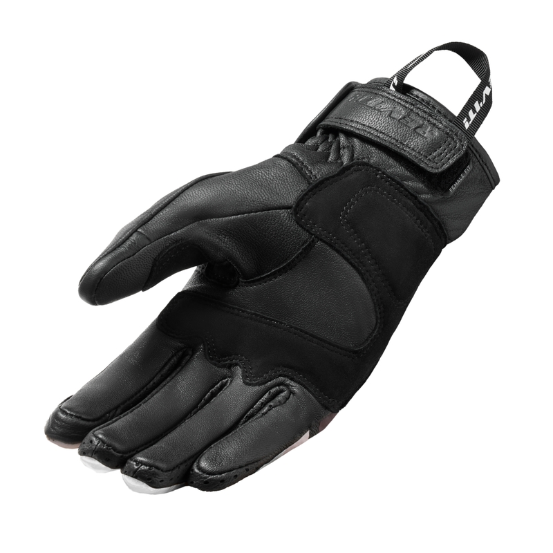 Damen-Motorradhandschuhe Revit Redhill schwarz-rosa