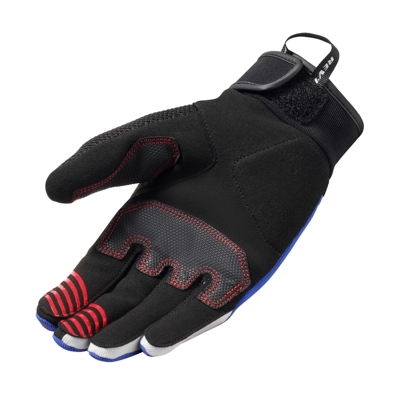 Revit Endo Motorradhandschuhe schwarz und blau