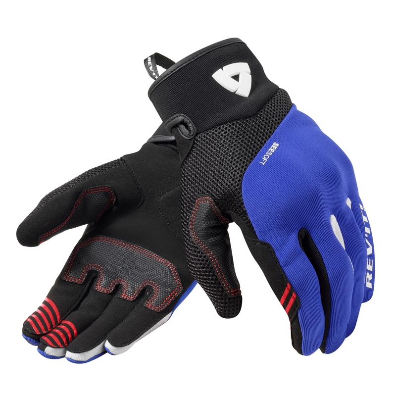 Revit Endo Motorradhandschuhe schwarz und blau