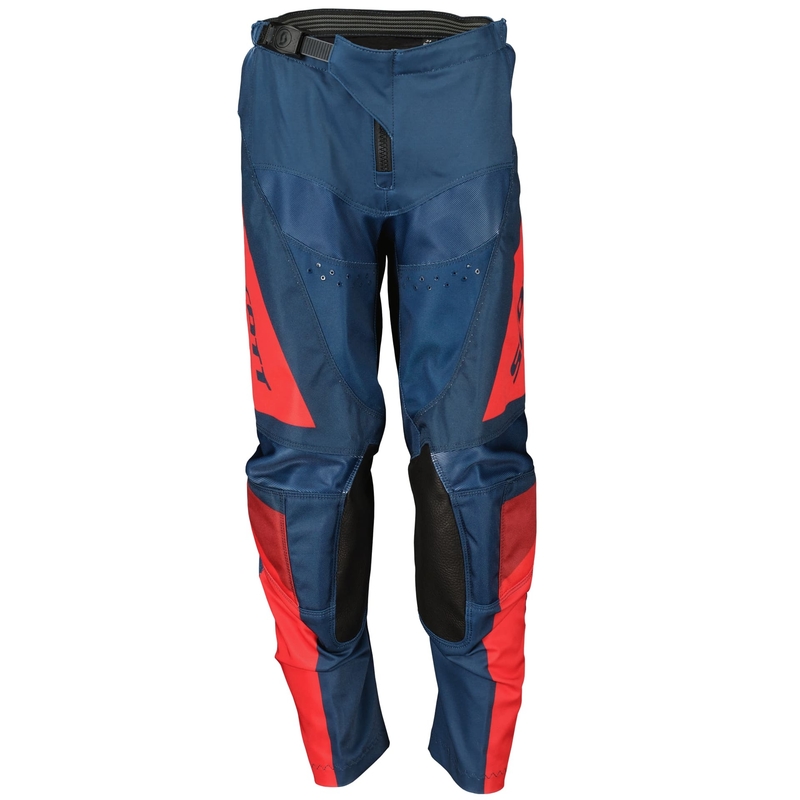 Kinder Motocross Hose Scott EVO TRACK blau-neon rot