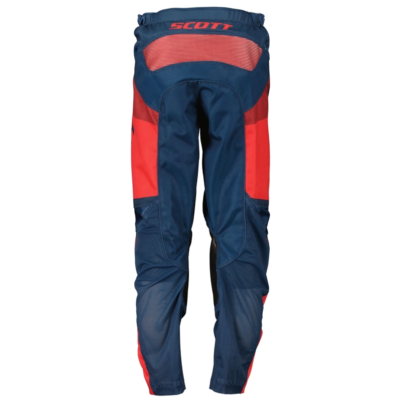 Kinder Motocross Hose Scott EVO TRACK blau-neon rot