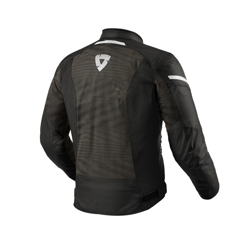 Revit Torque 2 H2O schwarz-weiße Motorradjacke