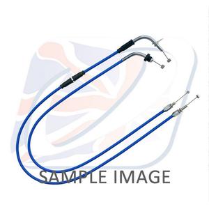 Throttle cables (pair) Venhill K02-4-108-BL featherlight blau