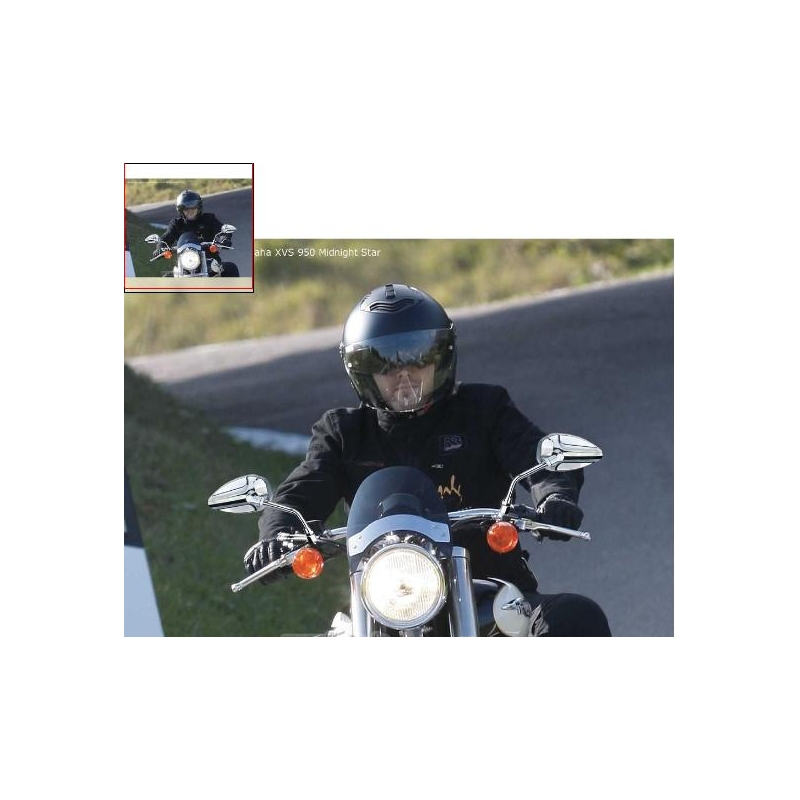 Moto zrcátka univerzální Chromové
