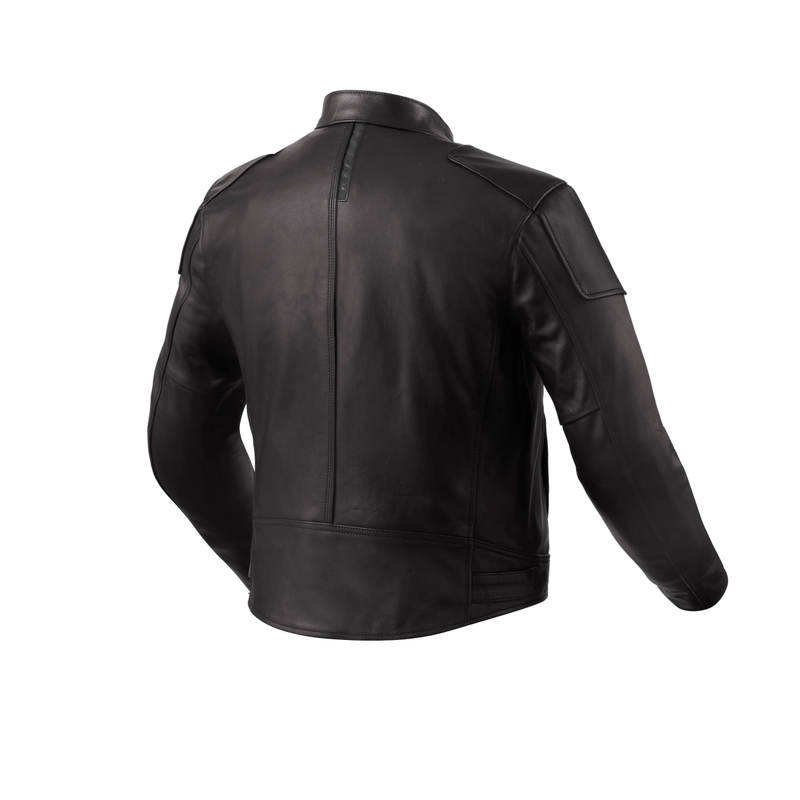 Leder-Motorradjacke Revit Morgan schwarz