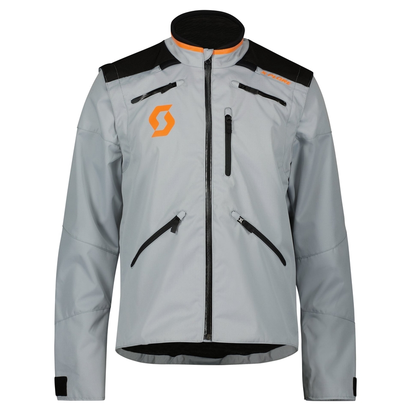 Scott X-PLORE Motorradjacke grau-orange