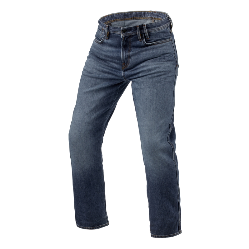 Kurze Motorradjeans Revit Lombard 3 RF in Blau