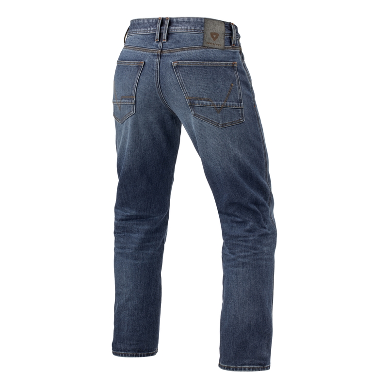 Erweiterte Motorradjeans Revit Lombard 3 RF blau