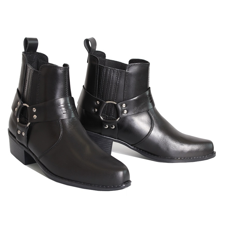 SET: RSA KW Pferdestiefel + RSA Classic Ledergürtel + RSA Krummlederjacke