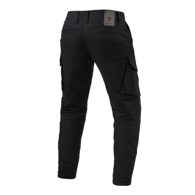 Gekürzte Motorradjeans Revit Cargo 2 TF Schwarz
