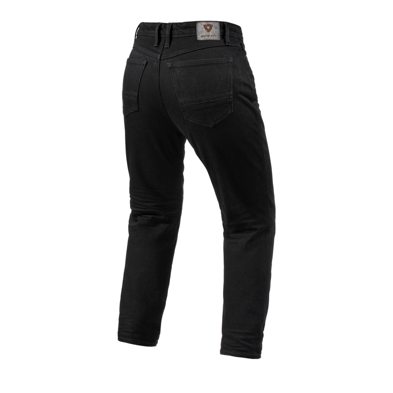 Revit Violet BF Black Cropped Motorcycle Jeans für Frauen