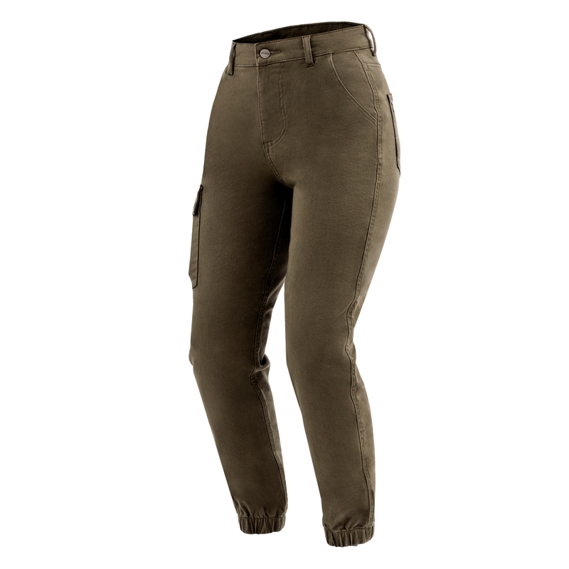 Ozone Jane JF Grüne Motorradjeans für Frauen