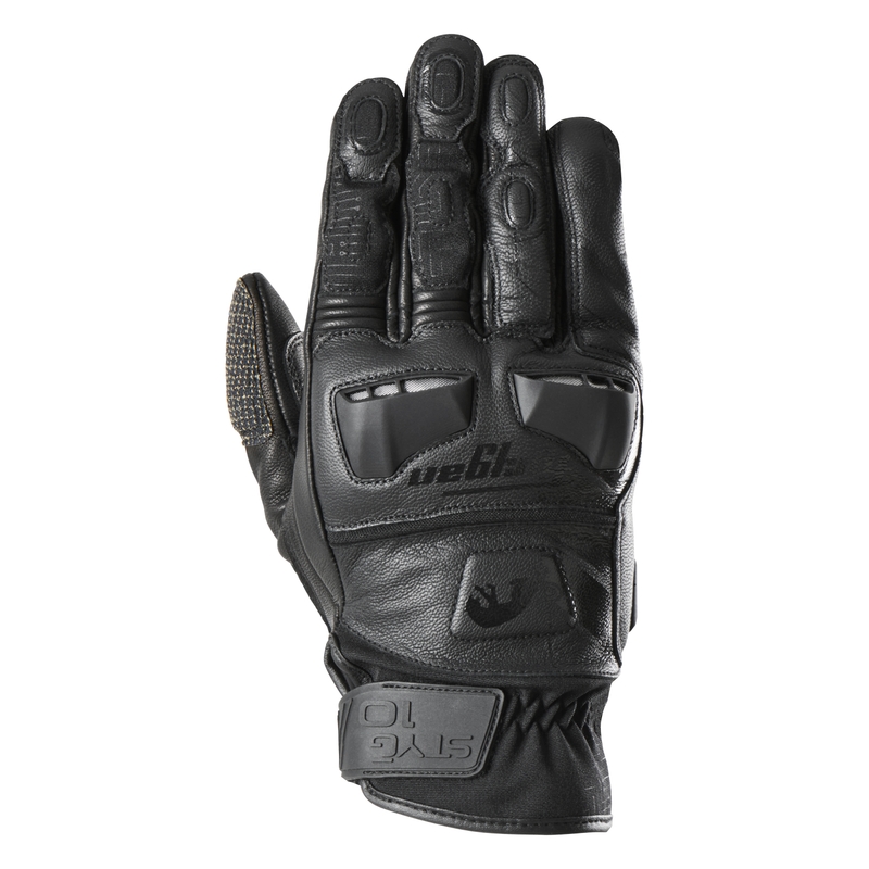 Motorradhandschuhe Furygan STYG 10 schwarz
