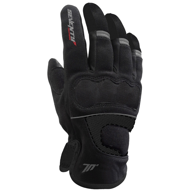 Damen Motorradhandschuhe SEVENTY DEGREES SD-C45 schwarz