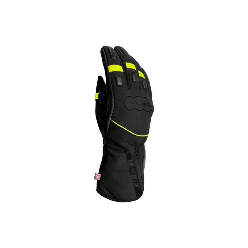 Motorradhandschuhe SEVENTY DEGREES SD-T7 schwarz-fluorgelb