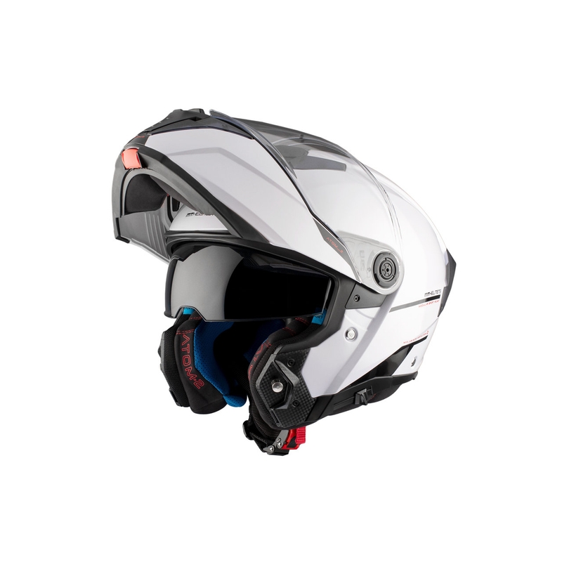 MT ATOM 2 SV SOLID A0 Motorradhelm weiß glänzend