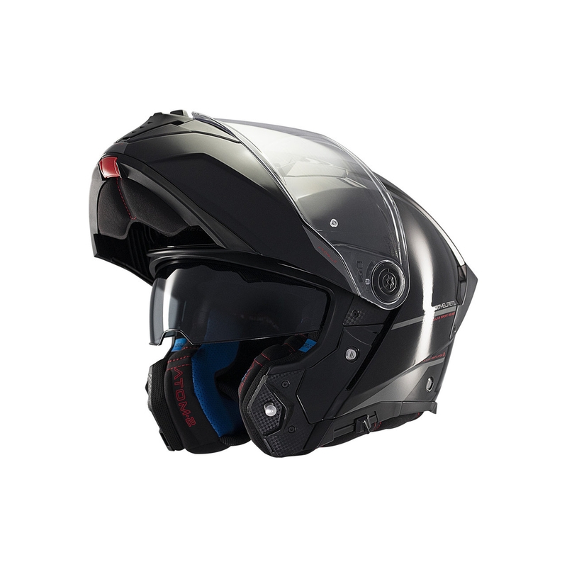 MT ATOM 2 SV SOLID A1 Motorradhelm glänzend schwarz